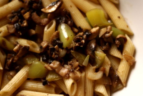 FOTO: Těstoviny se žampiony