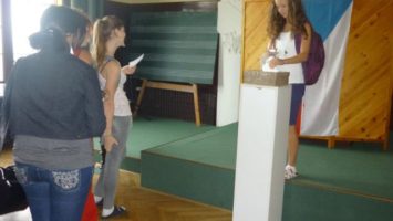 Foto: Volby na Gymnáziu Žatec