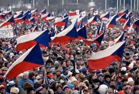 FOTO: Sametová revoluce