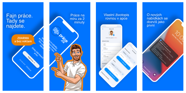 Fajn práce aplikace